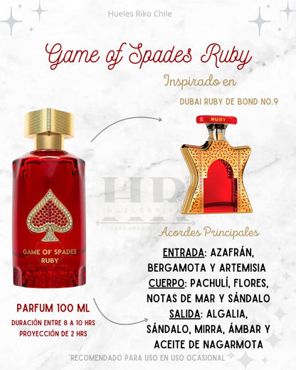 Jo Milano Game Of Spades Ruby Luxury Collection Edp 100Ml Unisex