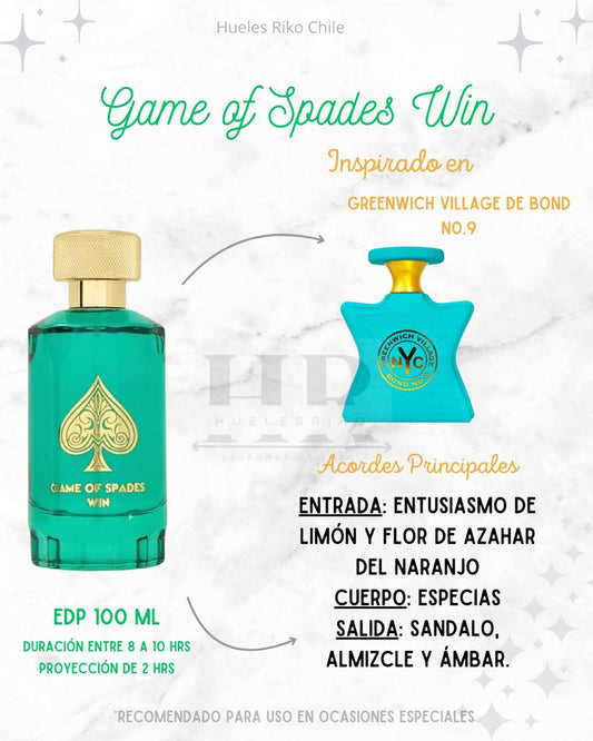 Jo Milano Game Of Spades Win Parfum Unisex 100Ml