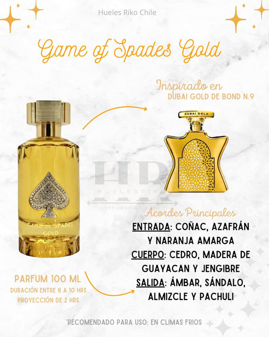 Jo Milano Game Of Spades Gold Luxury Collection Edp 100Ml Unisex