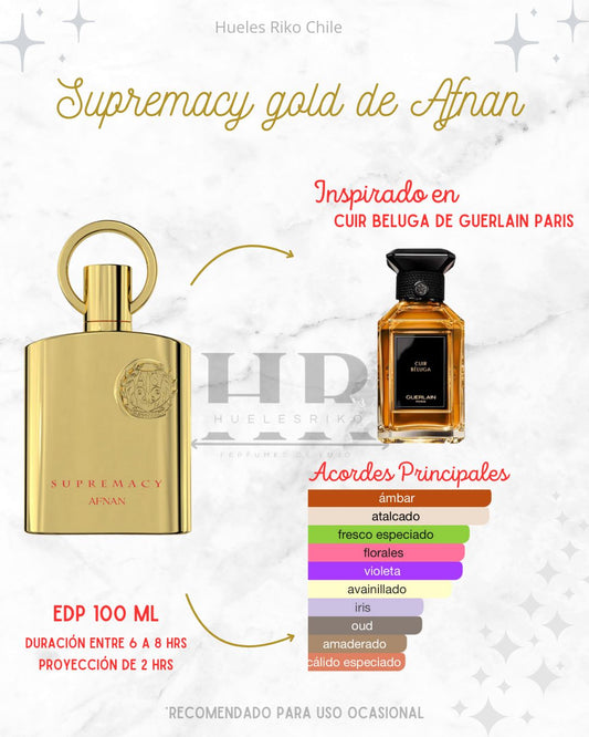 Afnan Supermacy Gold EDP 100ML Afnan