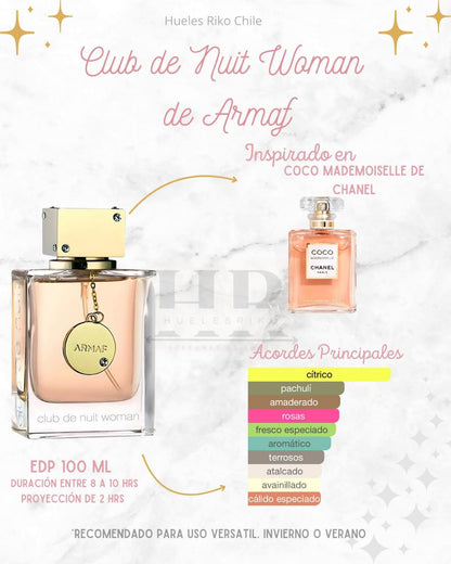 CLUB DE NUIT WOMAN ARMAF 105ML.EDP MUJER