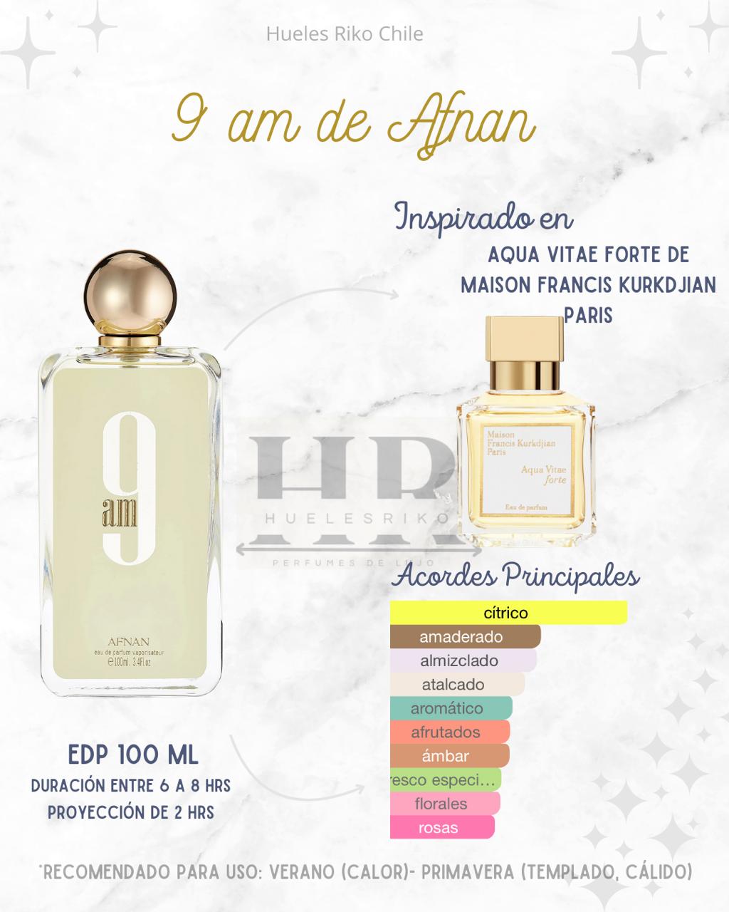 Afnan 9am EDP 100ML (Blanco)